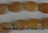 COV101 15.5 inches 12*16mm oval pink aventurine beads wholesale