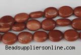 COV15 15.5 inches 8*10mm oval goldstone gemstone beads wholesale