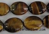 COV151 15.5 inches 15*20mm oval yellow tiger eye beads wholesale