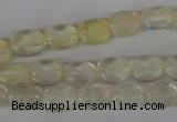 COV41 15.5 inches 8*10mm oval watermelon yellow beads wholesale