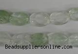 COV92 15.5 inches 10*14mm oval watermelon green beads wholesale