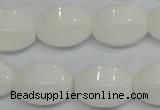 CPB72 15.5 inches 15*20mm rice white porcelain beads wholesale