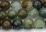 CPC691 15 inches 8mm round phantom quartz beads