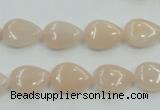 CPI04 15.5 inches 10*14mm flat teardrop pink aventurine jade beads