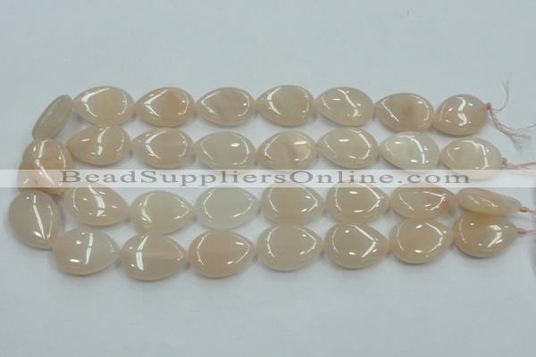 CPI05 15.5 inches 18*25mm flat teardrop pink aventurine jade beads