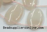 CPI17 15.5 inches 20*30mm top-drilled oval pink aventurine jade beads