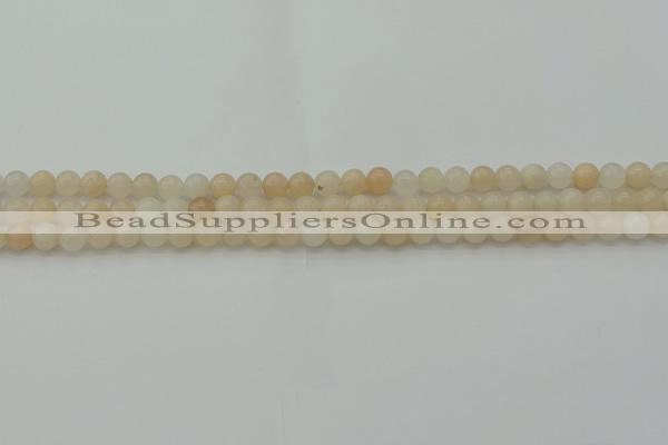 CPI200 15.5 inches 4mm round pink aventurine jade beads