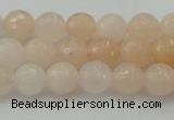 CPI210 15.5 inches 4mm faceted round pink aventurine jade beads