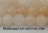 CPI211 15.5 inches 6mm faceted round pink aventurine jade beads