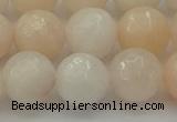 CPI214 15.5 inches 12mm faceted round pink aventurine jade beads