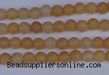 CPI300 15.5 inches 4mm round matte red aventurine beads wholesale