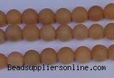 CPI301 15.5 inches 6mm round matte red aventurine beads wholesale