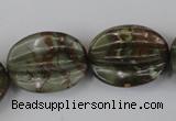 CPJ372 15.5 inches 25*28mm starfruit picasso jasper gemstone beads