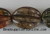 CPJ373 15.5 inches 25*32mm starfruit picasso jasper gemstone beads