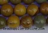 CPJ455 15.5 inches 14mm round wildhorse picture jasper beads