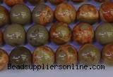 CPJ462 15.5 inches 8mm round African picture jasper beads