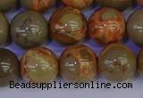 CPJ465 15.5 inches 14mm round African picture jasper beads