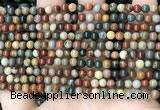 CPJ480 15.5 inches 4mm round polychrome jasper beads wholesale