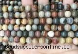 CPJ482 15.5 inches 8mm round polychrome jasper beads wholesale