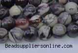 CPJ602 15.5 inches 8mm round purple striped jasper beads wholesale