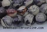 CPJ605 15.5 inches 14mm round purple striped jasper beads wholesale