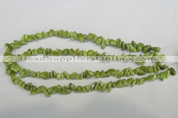 CPO40 15.5 inches 4*10mm – 10*12mm olivine chips beads wholesale