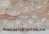 CPQ10 15.5 inches 10*14mm oval natural pink quartz beads wholesale