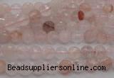 CPQ202 15.5 inches 6mm faceted round natural pink quartz beads