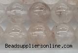 CPQ252 15.5 inches 8mm round natural pink quartz beads wholesale