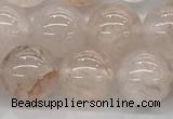 CPQ253 15.5 inches 10mm round natural pink quartz beads wholesale