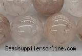 CPQ255 15.5 inches 14mm round natural pink quartz beads wholesale