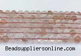 CPQ331 15.5 inches 8mm round pink quartz beads wholesale