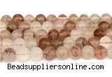 CPQ344 15.5 inches 12mm round pink quartz gemstone beads