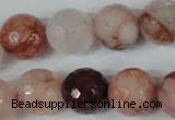 CPQ68 15.5 inches 16mm faceted round natural pink quartz beads