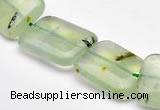 CPR15 A grade 15*20mm rectangle natural Prehnite gemstone beads