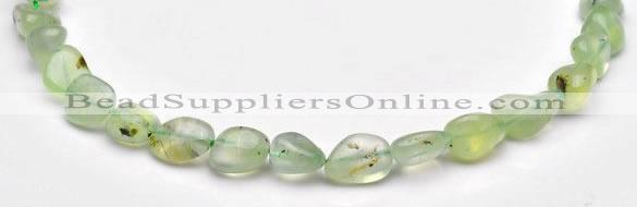 CPR18 A grade 12*14mm freeform natural Prehnite gemstone beads