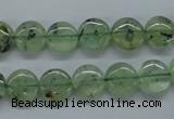 CPR212 15.5 inches 12mm flat round natural prehnite beads wholesale