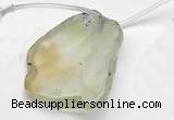 CPR22 Freeform A- grade natural Prehnite gemstone beads wholesal