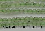 CPR310 15.5 inches 4mm round natural prehnite gemstone beads