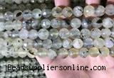 CPR359 15.5 inches 10mm faceted round prehnite beads wholesale