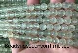 CPR362 15.5 inches 8mm faceted round prehnite gemstone beads