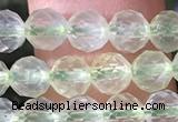 CPR375 15.5 inches 5mm faceted nuggets prehnite gemstone beads