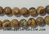 CPT452 15.5 inches 8mm round picture jasper beads wholesale