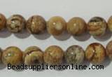 CPT453 15.5 inches 10mm round picture jasper beads wholesale