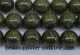 CPY754 15.5 inches 12mm round pyrite gemstone beads wholesale