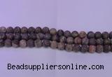 CRA120 15.5 inches 4mm round matte rainforest agate beads