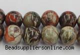 CRA152 15.5 inches 12mm round rainforest agate beads wholesale