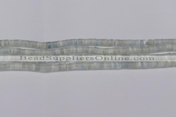 CRB1000 15.5 inches 2*4mm heishi aquamarine beads wholesale