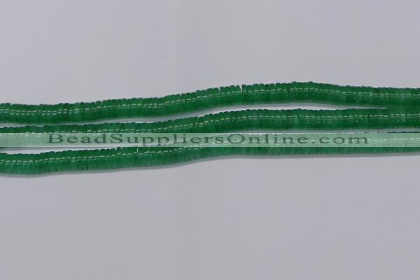 CRB1030 15.5 inches 2*4mm heishi green aventurine beads wholesale