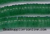 CRB1032 15.5 inches 2*6mm heishi green aventurine beads wholesale